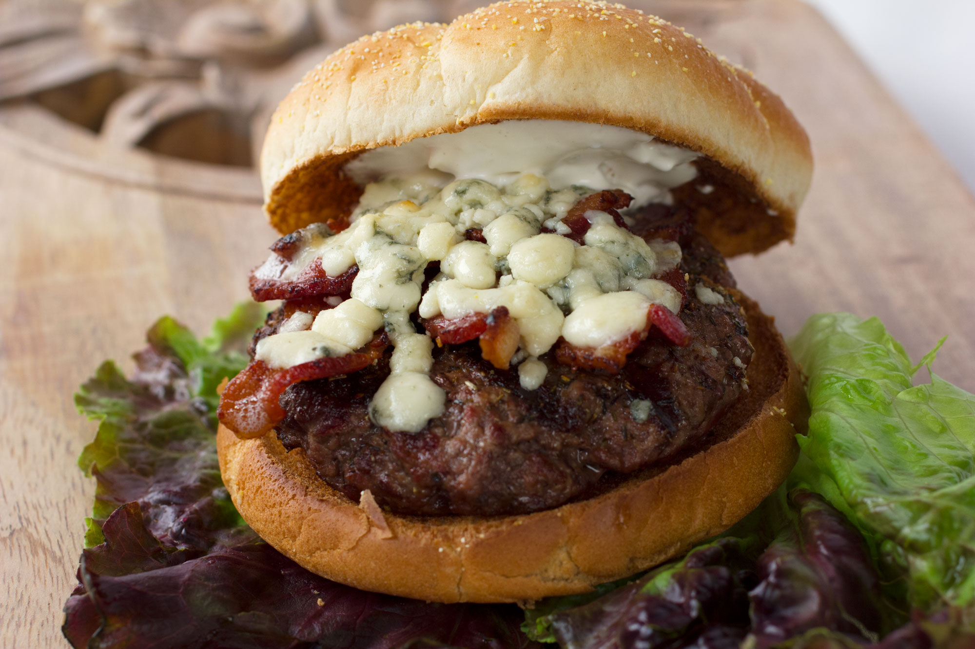 Black and Blue Smash Burger Recipe