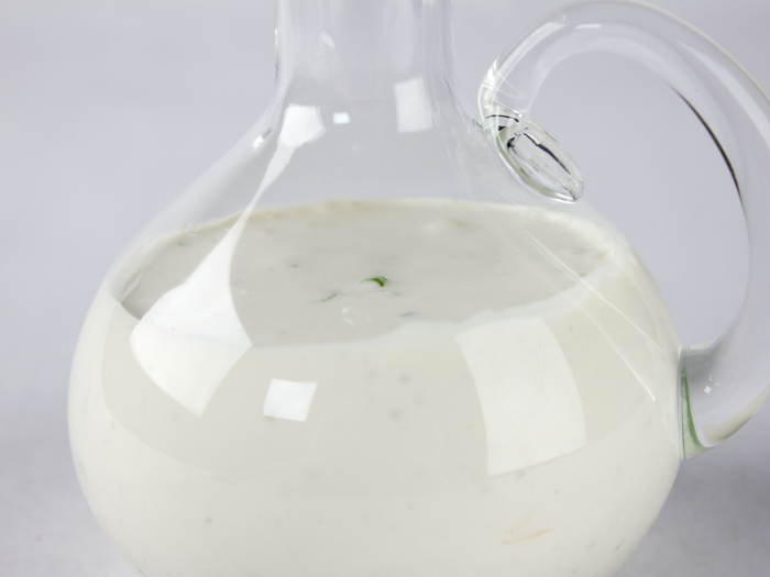 Creamy Blue Cheese Dressing with Scallions