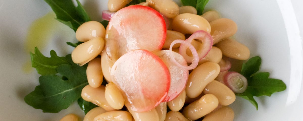 Cannellini Bean Arugula Salad