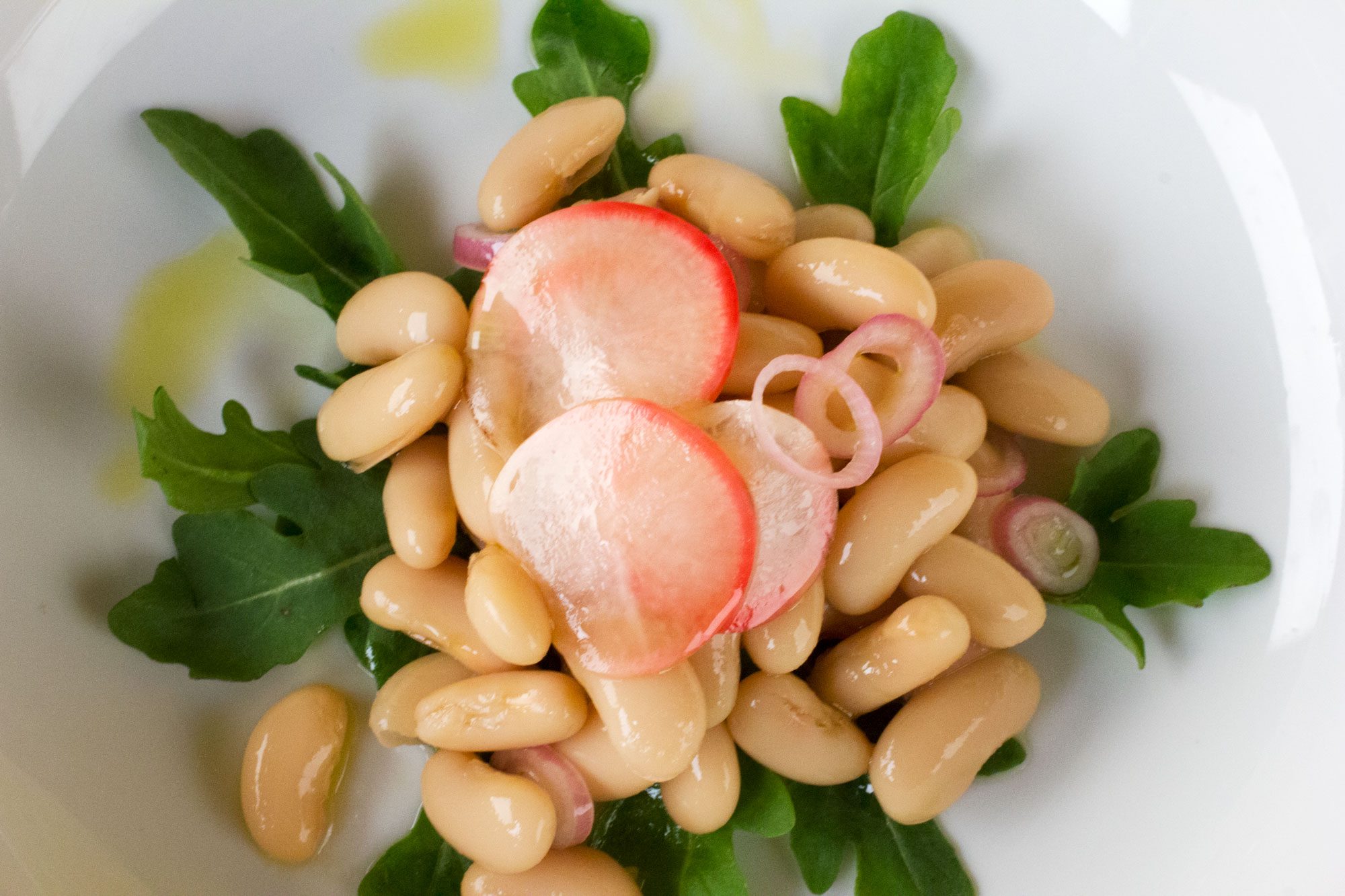 Cannellini Bean Arugula Salad