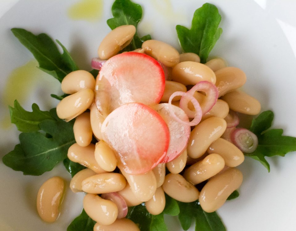 Cannellini Bean Arugula Salad