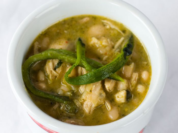 White Chicken Poblano Chili