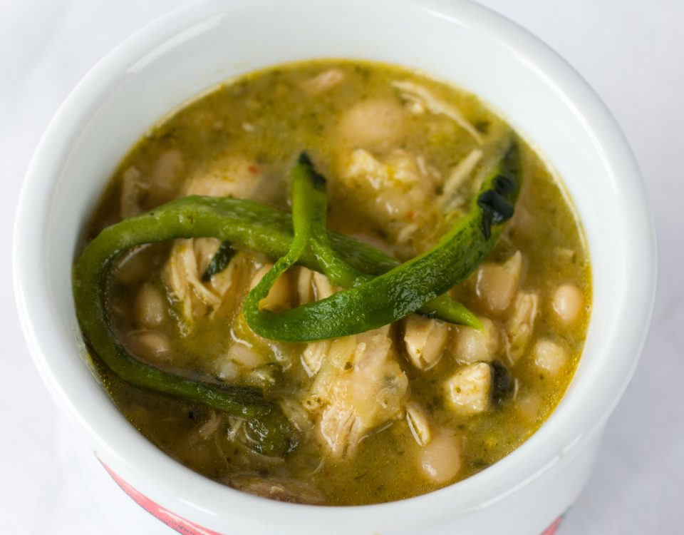 chili white chicken poblano