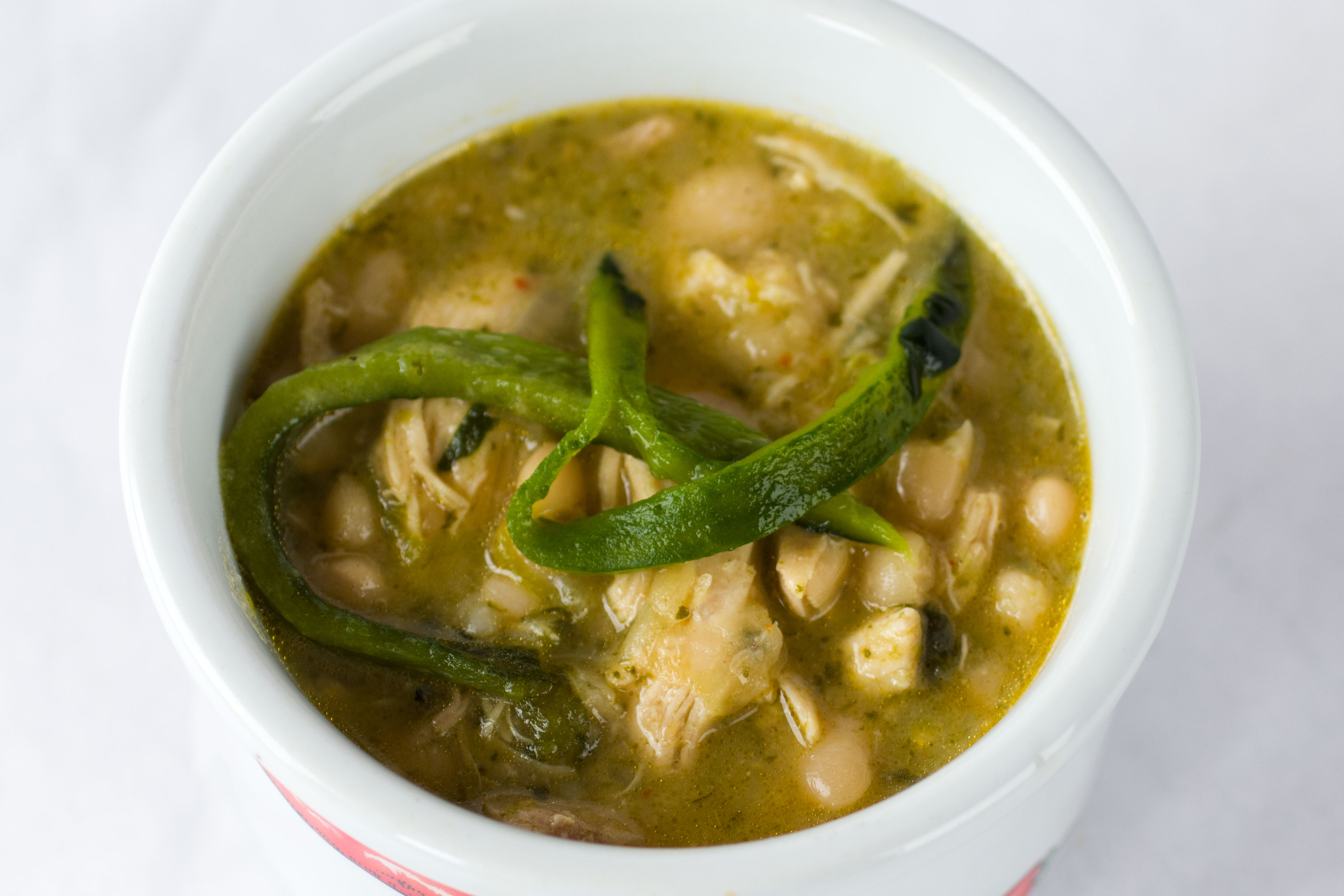 chili white chicken poblano