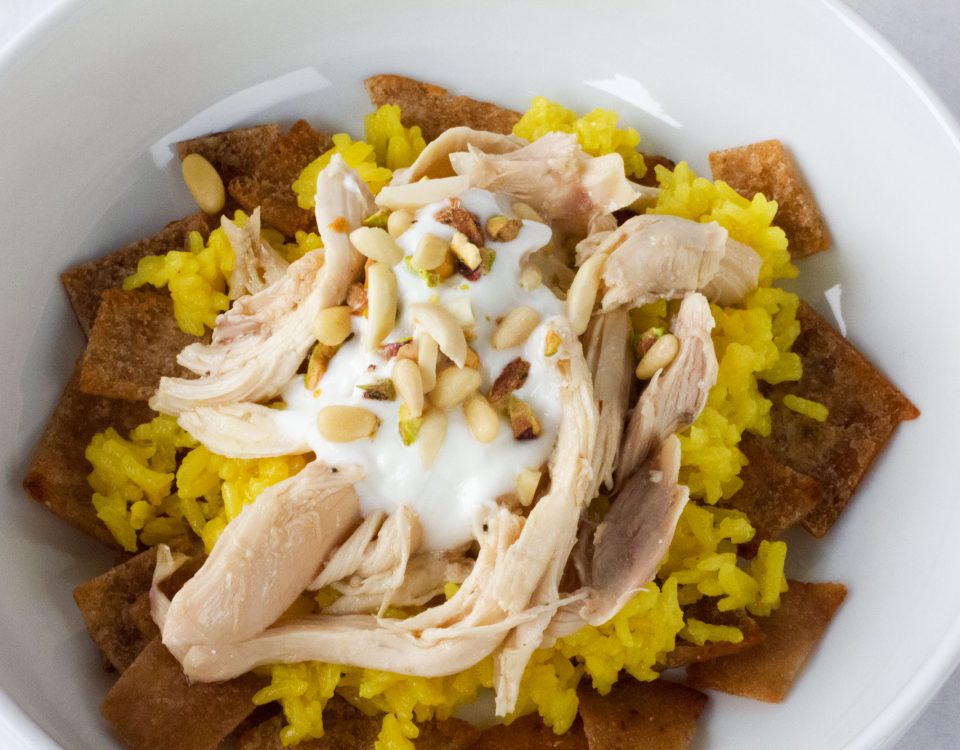 fattet djaj chicken lemon garlic