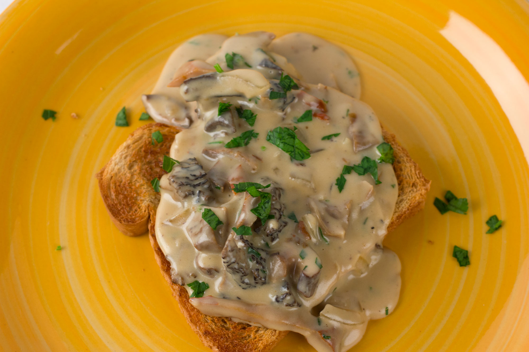 mushroom-gravy-toast