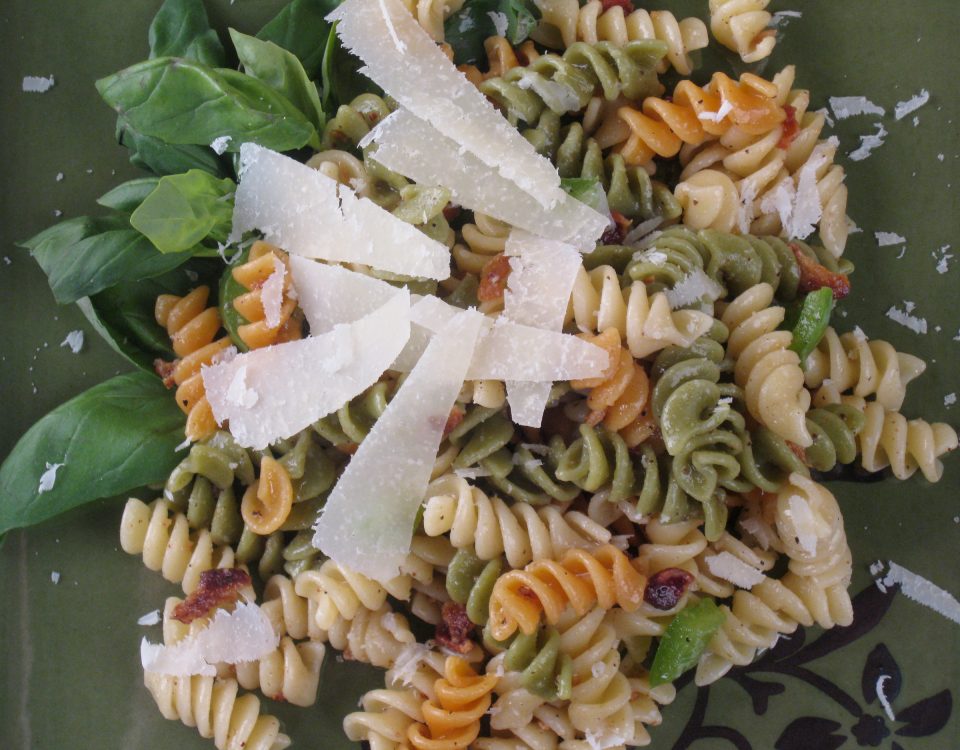 parmesan rainbow rotini