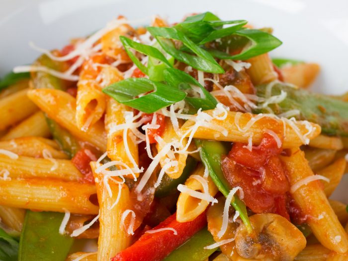 Cajun Vegetable Pasta Pizzazz for Two