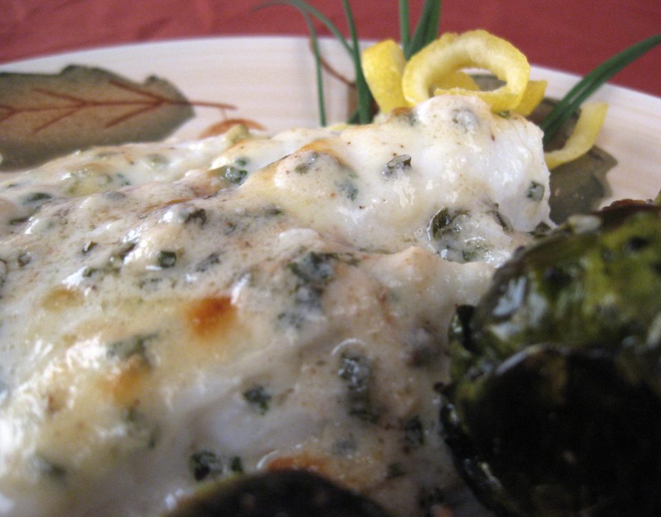 romano baked orange roughy