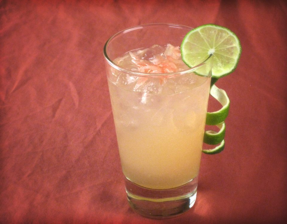 spiced pomelo fruit cocktail