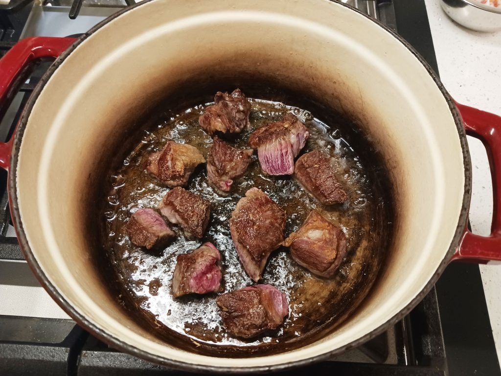 cooking stew meat