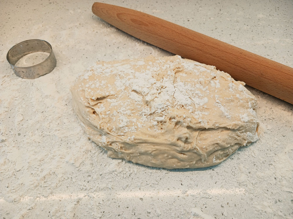 ham roll dough