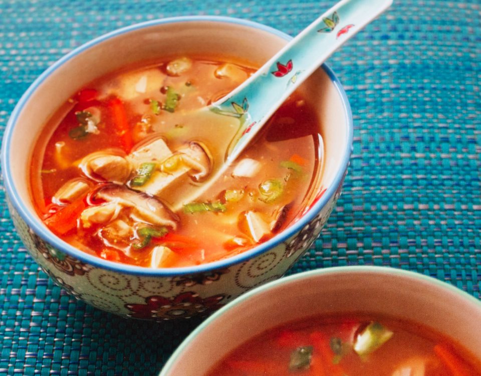 Sweet and sour chicken soup