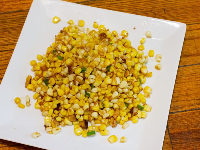 Corn and Mushrooms