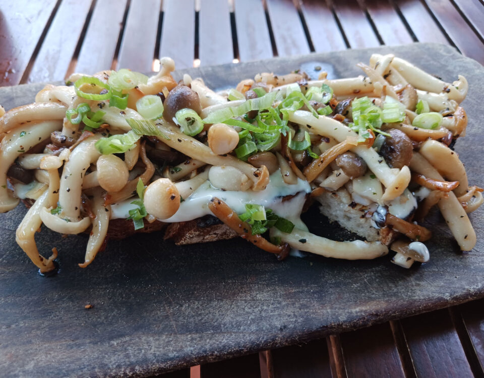 mushroom toast