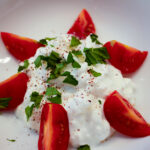 cottage cheese and tomato salad
