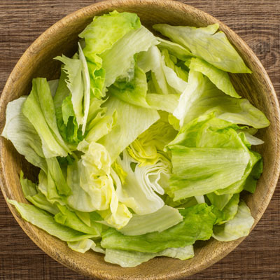 bowl of lettuce