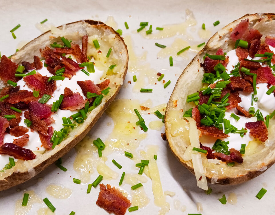 Loaded potato skins